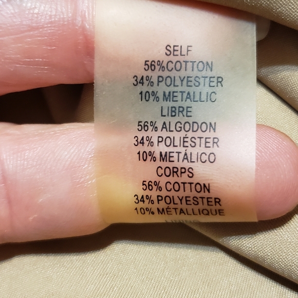 Vince Camuto Metallic Jacquard Fit & Flare Dress - Picture 7 of 9